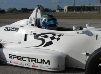 thumb Mathew Hart in the USA-specification Spectrum at Sebring