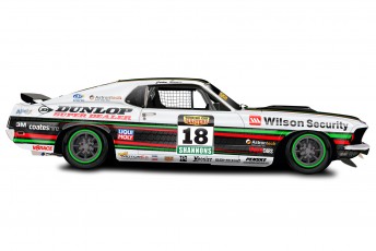 Art of John Bowe's Dunlop Super Dealer Wilson Security Ford Mustang