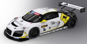 Phoenix Racing's 2013 Bathurst livery features a combination of the spider and kangaroo themes sported last year