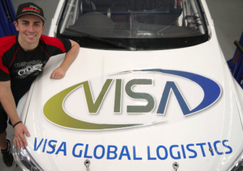 Tony D'Alberto with his new-look bonnet for the 2013 V8 Supercars Championship