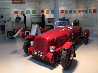 The last of the George Reed Special's 'The Red Car'. This replica was built in the 1990's with the help of Reed.