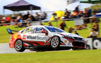 Tim Blanchard's car failed to turn a lap in Practice 3 after an engine problem