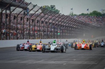 The IndyCar field starts the Indianapolis 500 at the weekend