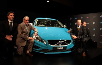 From left: Andersson, Rogers, Skaife and Dahl at the launch