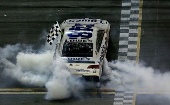 Jimmie Johnson celebrates again at Daytona