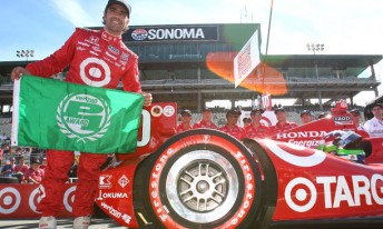 Dario Franchitti wins the pole at Sonoma