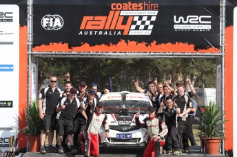 Evans signs off Honda's ARC campaign with a second consecutive championship victory