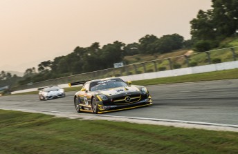 The Erebus SLS AMG GT3 lapping Zhuhai