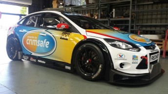 The third Focus will wear Crimsafe colours