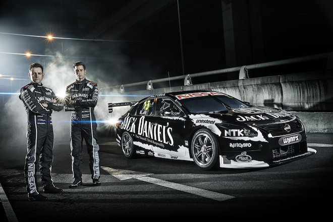 Rick and Todd Kelly with the revised JD Nissan