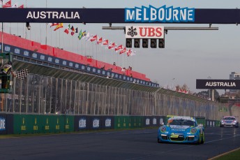 Steven Richards took the twilight opener at Albert Park