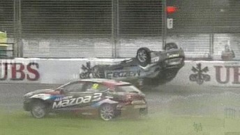 Finch walked away from this rollover