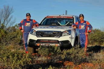Bruce Garland and Harry Suzuki ready to lead their Isuzu MU-