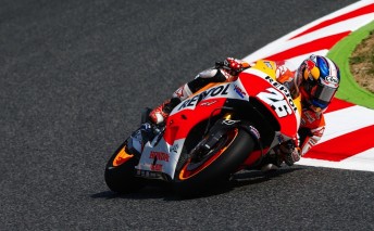 Dani Pedrosa secures pole in Catalunya