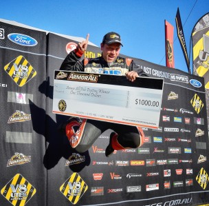 David Sieders jubliant after claiming 16th pole award