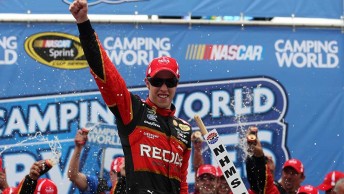 Keselowski celebrates his third win of the season