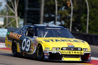 The #09 Nationwide Series Mustang in practice