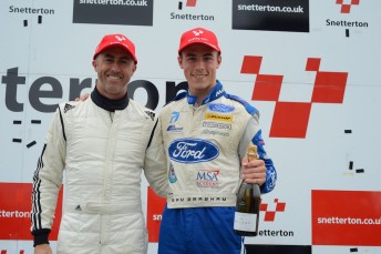 David and Sam ended up on the podium in their first race meeting as a driving combination