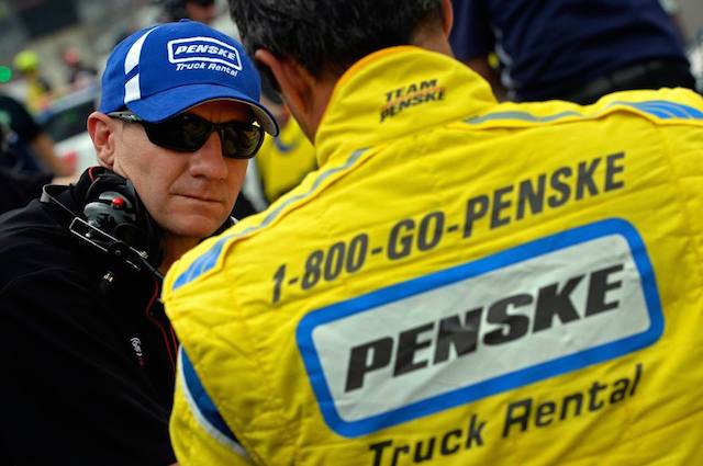 The famed yellow, white and blue Penske Truck Rental colours have been a fixture of Penske's US racing programs