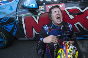 Chaz Mostert's emotions spill over