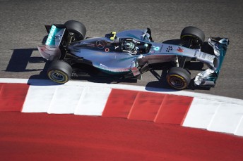 Nico Rosberg stormed to pole in Austin