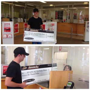 McLaughlin at an NAB branch earlier this year