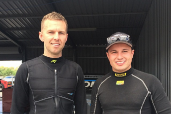 Van der Drift and Evans at Winton