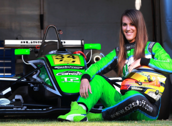 Chelsea Angelo steps up from Formula 3 to the Dunlop Series