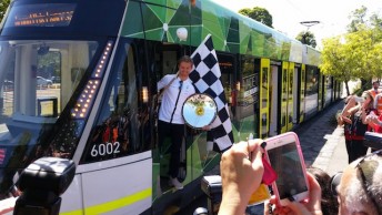 Defending Australian GP winner Nico Rosberg in Melbourne today