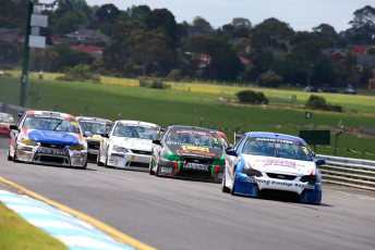 The Kumho V8 field during the category's last visit to Sandown in 2013