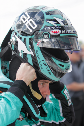 James Davison at Indianapolis on Tuesday