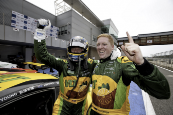Jonathan Venter (right) with Daryl O'Young
