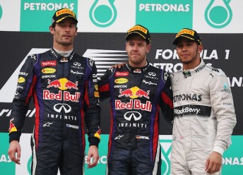 Sebastien Vettel defied team orders, robbing Mark Webber of victory in the 2013 Malaysian Grand Prix