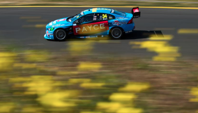 David Wall's Volvo topped Practice 1