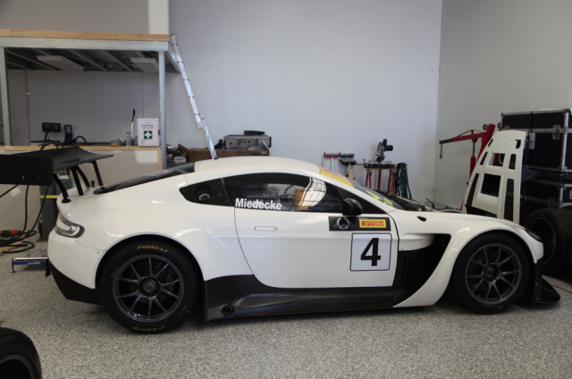 Miedecke will have his first test in the Aston tomorrow