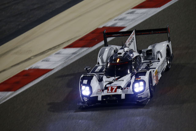 The Mark Webber, Brendon Hartley and Timo Bernhard Porsche claims the WEC drivers' title in Bahrain