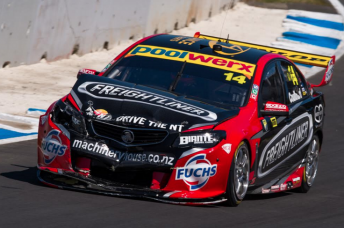 Coulthard took damage on the opening lap