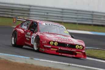 Ricciardello aboard his iconic Alfa GTV