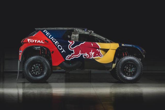 Peugeot's livery for the 2008 DKR ahead of next month's Dakar rally