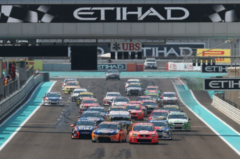 The V8 Supercars during their last visit to the UAE in 2012