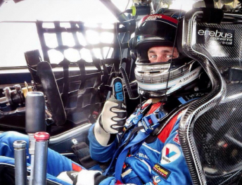Adam Marjoram experienced his first taste of a V8 Supercar at an Erebus Motorsport evaluation day at Queensland Raceway last year
