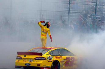 Joey Logano won the 2015 Daytona 500 for Penske