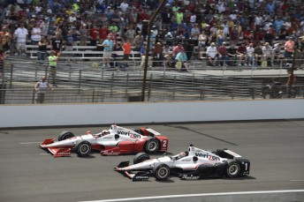 Juan Montoya claims Penske's 16th Indy 500, edging out team-mate Will Power who won the 2014 IndyCar series for the great team