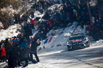 Ogier is nearly two minutes ahead