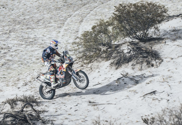 Toby Price leaked some time in Stage 10 but remains firmly in control