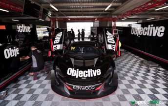 The Objective McLaren set the pace in opening practice