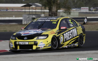 Lee Holdsworth's Team 18 Holden on track. pic: V8 Supercars