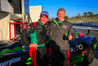 Inky Tulloch (right) with John McIntyre