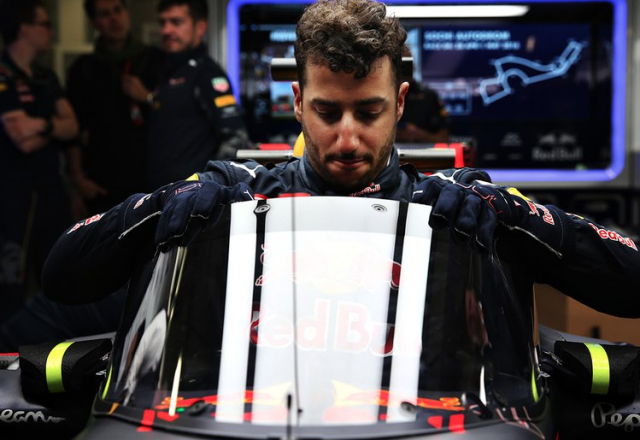 Daniel Ricciardo will test Red Bull's cockpit protection system