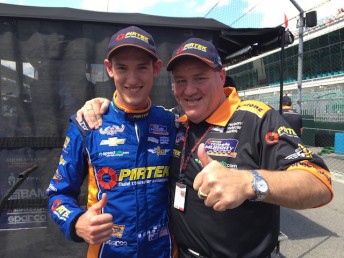 Brabham with Pirtek Team Murray owner Brett Murray